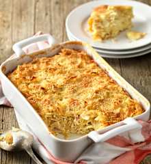 Schinkenfleckerl überbacken
