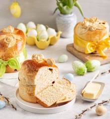 Ukraińskie babki drożdżowe (paski)