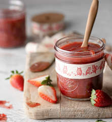 Chutney de fresas con pimienta verde