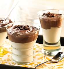 Blanco y negro de requesón