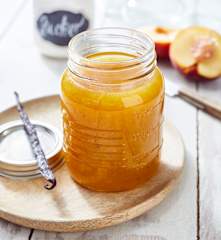 Pfirsich-Vanille-Aufstrich