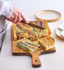 Quiche petits pois et carottes
