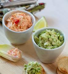 Pasta de ave palta y ave pimentón