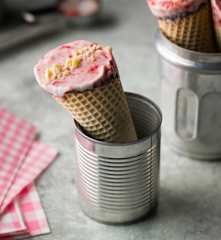 Raspberry Cornettos - Cornetti di lamponi