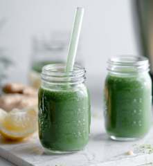Smoothie de legumes verde