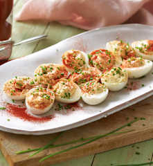 Huevos endiablados (Devilled Eggs)