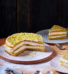 Torta ricotta e pistacchio