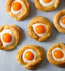 Nidi pasquali all'albicocca