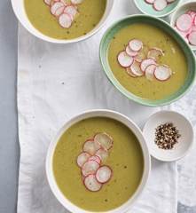 Sopa de rama de rabanete