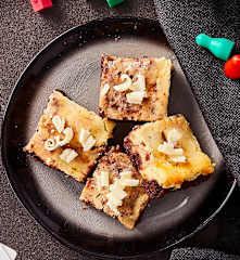 Brownies variegati ai due cioccolati