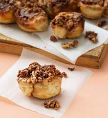 Rollos de canela con nueces pacanas