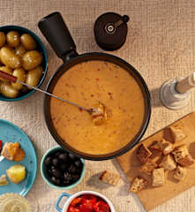 Käsefondue (mediterran)