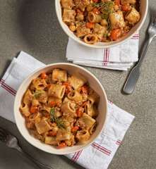 Fennel and Sausage with Rigatoni Pasta
