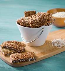 Snacks de amaranto y mijo