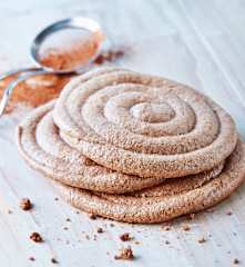 Merengue francés con cocoa