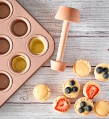 Mini lemon curd tarts