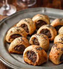 Spiced Beef Rolls