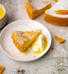Puszyste ciasto pomarańczowe