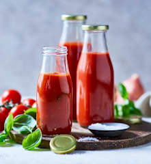 Tomatensauce auf Vorrat