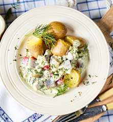 Heringsstipp mit Kartoffeln