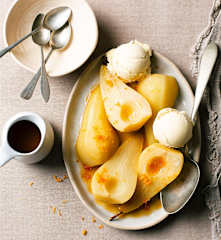 Poires au sirop à l'orange