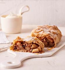 Birnen-Schoko-Strudel