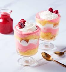 Peach Melba Foam Trifles