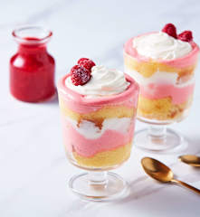 Peach Melba Foam Trifles