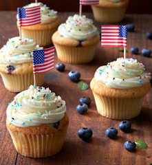 Blueberry cupcakes