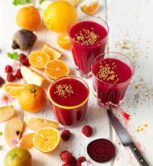 Smoothie rojo
