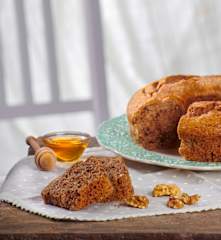 Ciambellone integrale noci e fichi