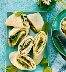 Halloumi-Sandwich mit Ofengemüse