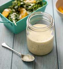 Orange and Poppy Seed Yoghurt Dressing