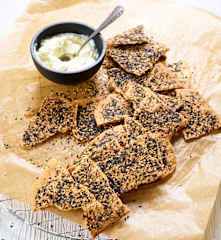 Sesam-Mohn-Cracker