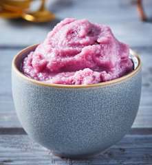 Sorbet de pera y vino tinto