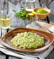 Risotto con lo sclopit