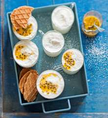 Mousse coco aux fruits de la Passion