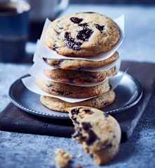 Çikolata Parçacıklı Kurabiye (Vegan)