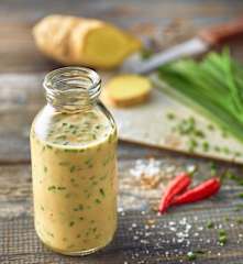 Vinaigrette gingembre-piment