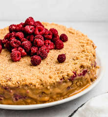 Torta de caluga y nuez