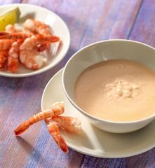 Gamberi in salsa cocktail