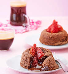 Pastel lava de chocolate