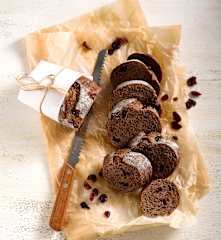 可可蔓越莓麵包