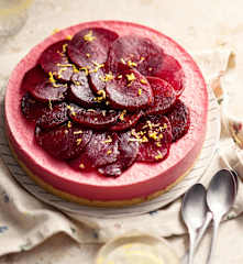 Cheesecake à la betterave