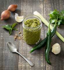 Thai green curry paste