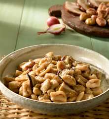 Gnocchi de châtaigne aux cèpes