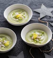 Zesty avocado with crab