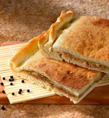 Focaccia con salsiccia