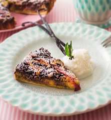 Quiche dulce de ciruelas