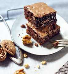 Walnuss-Brownies